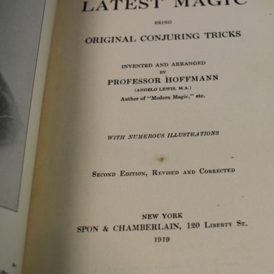 Latest Magic Professor Hoffmann: 1918 second revised edition - Image 4