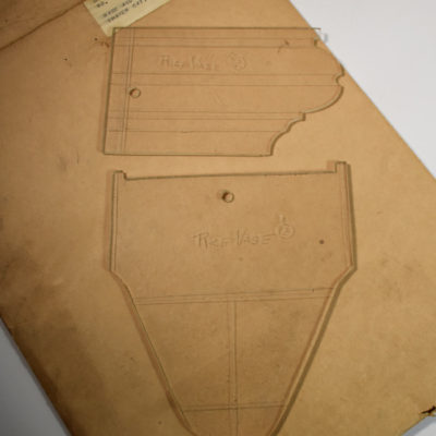 Original Construction drawings and templates for the Thayer Orange Vase Direct from the Thayer files!  RARE! - Image 11