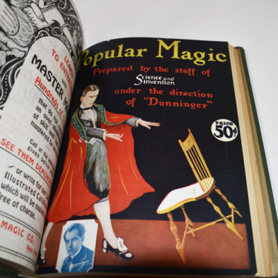 Dunninger's Popular Magic from Science and Invention: All three issues beautifully bound: 1926-1929: great find - Image 4