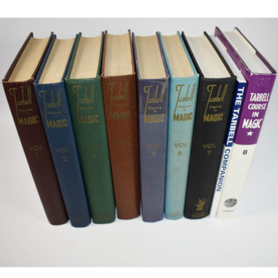Tarbell 1-8 with The Tarbell companion: Volume #4 Inscribed to Doc Mossey by Tarbell with a cartoon drawing:  a very special set of books