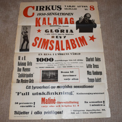 Original Kalanag Poster 1950: one sheet size