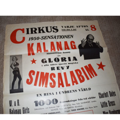 Original Kalanag Poster 1950: one sheet size - Image 2