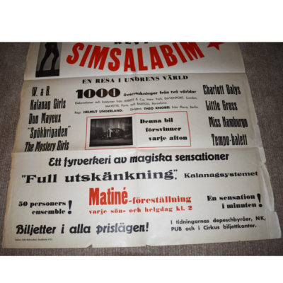 Original Kalanag Poster 1950: one sheet size - Image 3
