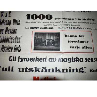 Original Kalanag Poster 1950: one sheet size - Image 4