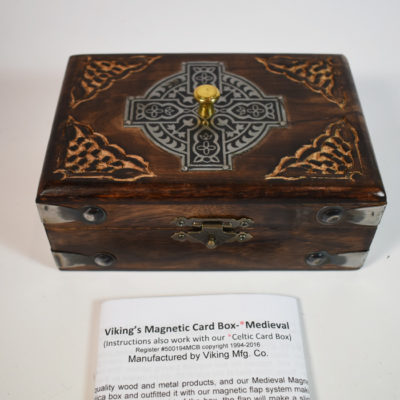 Viking Deluxe Locking Celtic Card Box