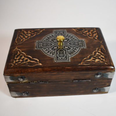 Viking Deluxe Locking Celtic Card Box - Image 6