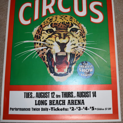 Original Ringling Brothers Barnum and Baily Circus Poster 1970's: Long Beach Arena - Image 2
