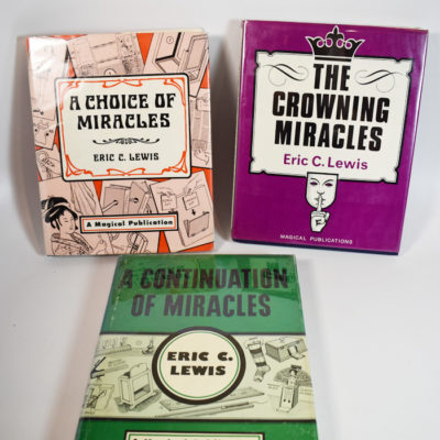 Eric Lewis Trilogy: Crowning Miracles, A Choice of Miracles and Continuation of Miracles (inscribed  by Lewis) - Image 2