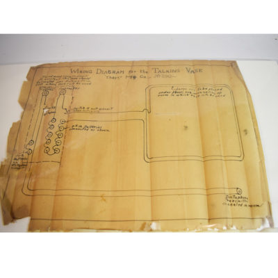 Thayer Original Drawings and Instructions for the Whispering Vase: rare: direct from the Thayer Files - Image 6