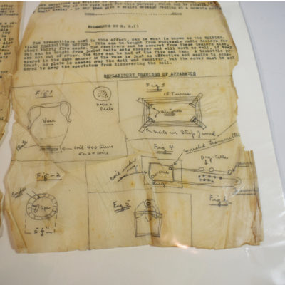 Thayer Original Drawings and Instructions for the Whispering Vase: rare: direct from the Thayer Files - Image 9