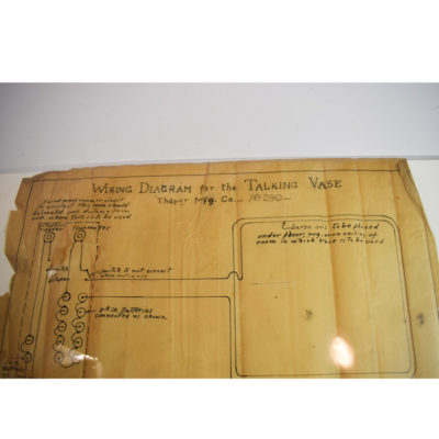 Thayer Original Drawings and Instructions for the Whispering Vase: rare: direct from the Thayer Files - Image 10