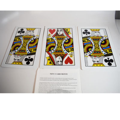 Giant Three Card Monte by Jupiter Magic: highest of quaility