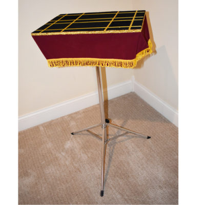 Side Table with 2 black art wells: new - Image 2