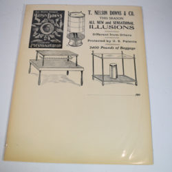 T Nelson Downs Unused Stationary Circa 1905