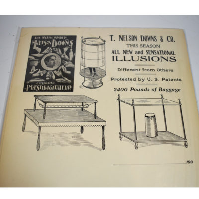 T Nelson Downs Unused Stationary Circa 1905 - Image 2