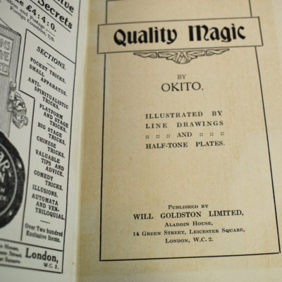 Quality Magic by Okito1921: inscribed Twice!  Once to former IBM President Richard (Doc) Mossey - Image 2