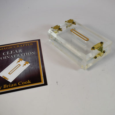 Clear Coinatration By Brian Cook’s MagicCrafter circa 2009: Coin of the Realm in Clear Acrylic!