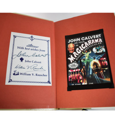 John Calvert Magic and Adventures Around the World: signed twice by Calvert and Rauscher - Image 2