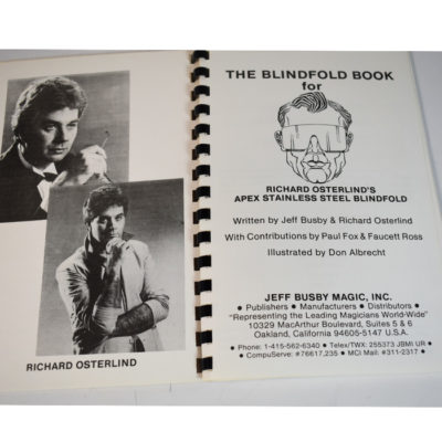 Original Richard Osterlind Blindfold with Manuscript: Jeff Busby - Image 3