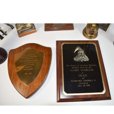 Group of Trophies and Awards from Gary Harger Dean of Stamford Assembly 33 - Image 2