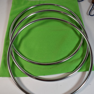 3 Ring Set of 11 inch Locking Hollow Featherweight Rings with routines