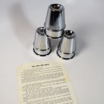 Vintage P&L Heavy Chromed Cups:  A nice as you will find! - Image 2