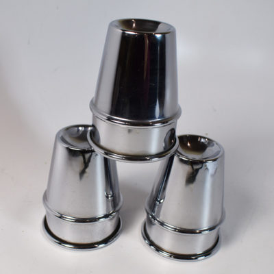 Vintage P&L Heavy Chromed Cups:  A nice as you will find! - Image 3