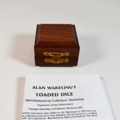 Alan Wakeling’s Loaded Dice: Collectors Workshop