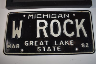 Will Rock’s (Successor to Thurston) Personal 1985 License Plate and a signed photo to Doctor Richard Mossey - Image 2