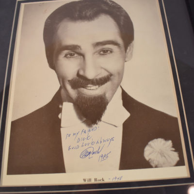 Will Rock’s (Successor to Thurston) Personal 1985 License Plate and a signed photo to Doctor Richard Mossey - Image 3