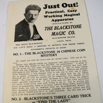 Blackstone Magic Company 1928 advertisement: RARE - Image 2