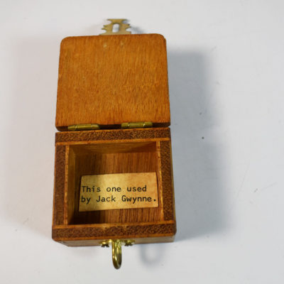 Jack Gwynne Owned and used Lippincott box with a note on the bottom from Anne - Image 3