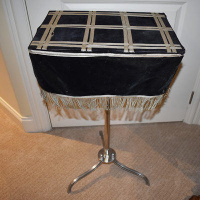 P&L Heavy Aluminum Table circa 1930: original 2 well  top