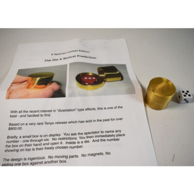 The Die A Bolical Prediction by Limted Editions Magic: scarce - Image 2