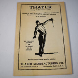 Thayer 1924 Catalogue in Spanish!  Scarce