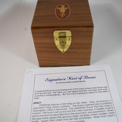 Signature Pieces Nest of Boxes by Nick Ruggiero and Rich Bloch: scarce 2004 - Image 6