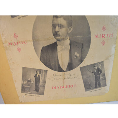 WW Durbin Magic Poster circa 1895: rare - Image 3