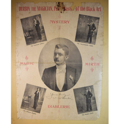 WW Durbin Magic Poster circa 1895: rare - Image 5