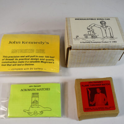 4 brand new in the box John Kennedy Effects: circa 1985