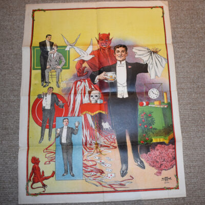 Original Stone Lithograph  half sheet poster: National Litho circa 1915