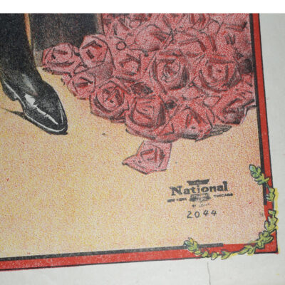 Original Stone Lithograph  half sheet poster: National Litho circa 1915 - Image 5