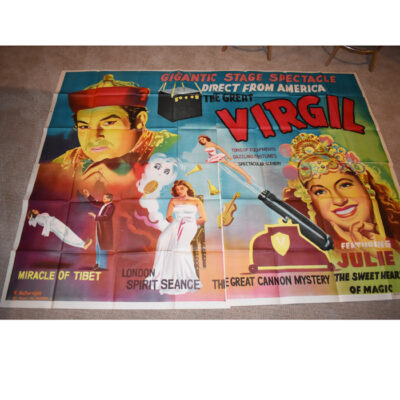 The Great Virgil 4 sheet poster 1950