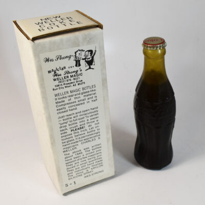 Weller Coke Bottle with box and signed note