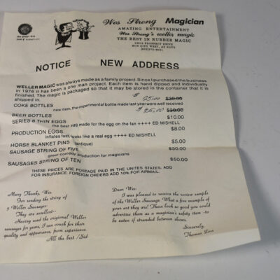 Weller Coke Bottle with box and signed note - Image 2