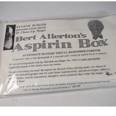 Eugene Berger Presents Bert Allerton's Aspirin Box