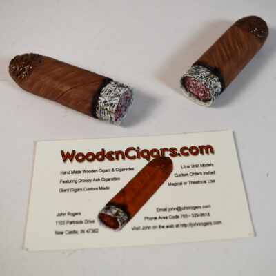 John Rogers Wooden Cigars: no longer made: incredibly lifelike