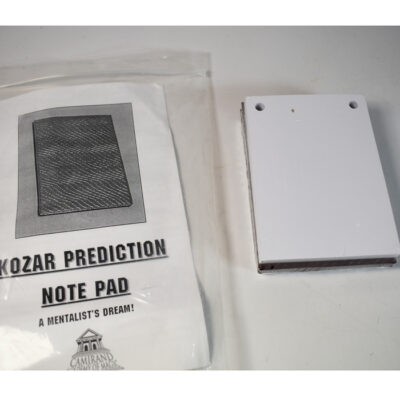 Kozar Prediction Note Pad: Camirand Academy of Magic