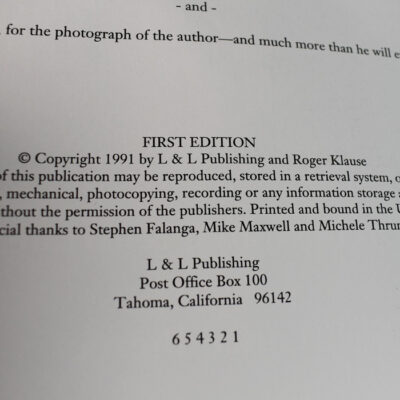 Roger Klause in Concert: 1991 First edition and print in original MFG wrap - Image 2