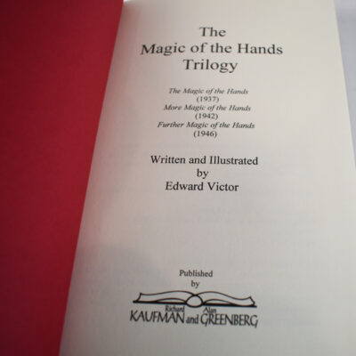 The Magic of the Hands Trilogy: 1995 First edition and print! new old store stock! - Image 2