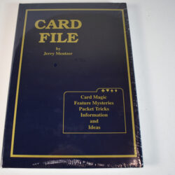 Card File by Jerry Mentzer: 1993 First edition and print: new old store stock still in MFG wrap!